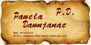Pamela Damnjanac vizit kartica